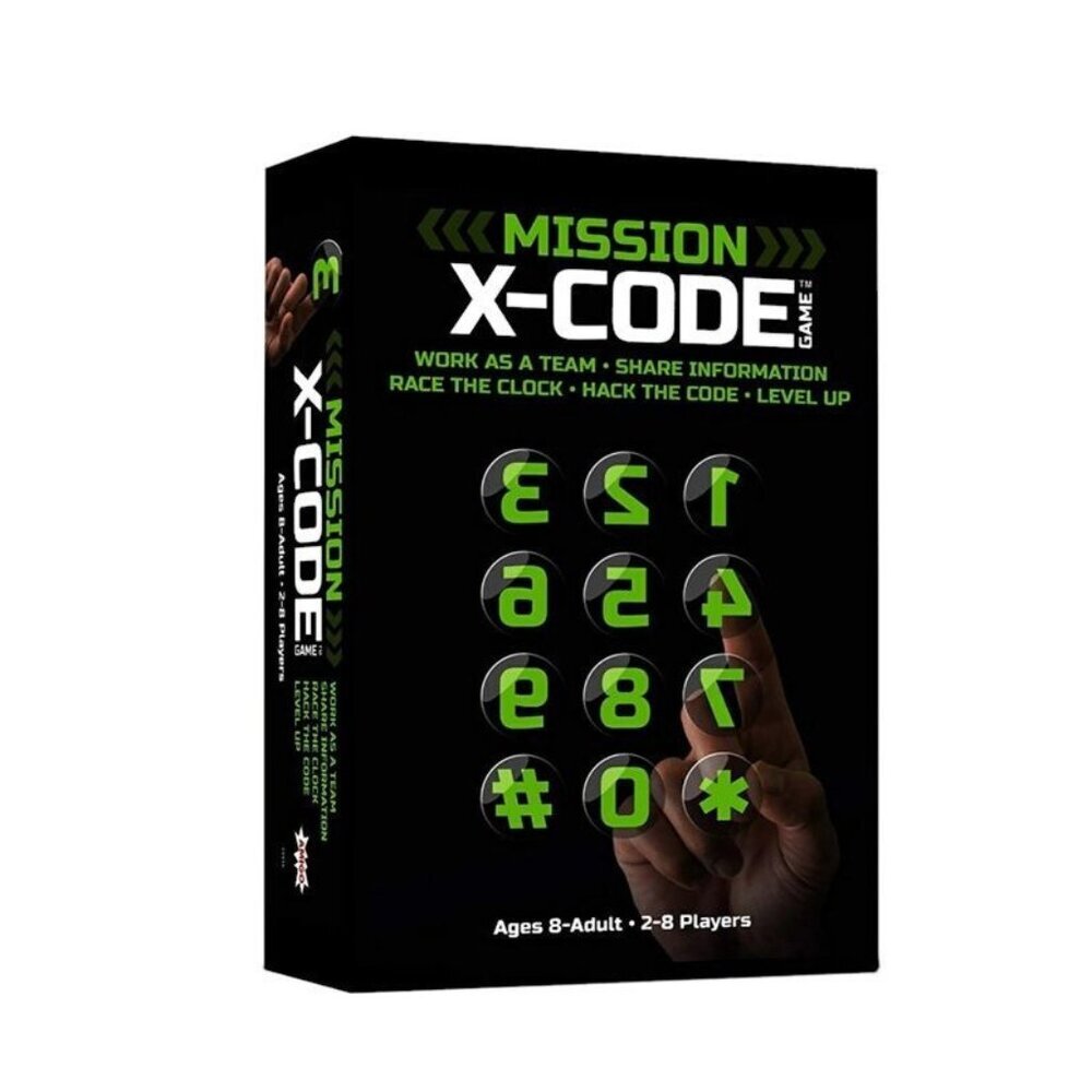 MISSION X-CODE Board Game Race The Clock Hack The Code Level Up 2-8 Players 8+